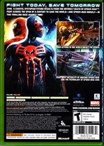 Xbox 360 Spider-Man Edge of Time Back CoverThumbnail